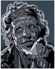 A4 , painting, KEITH RICHARDS