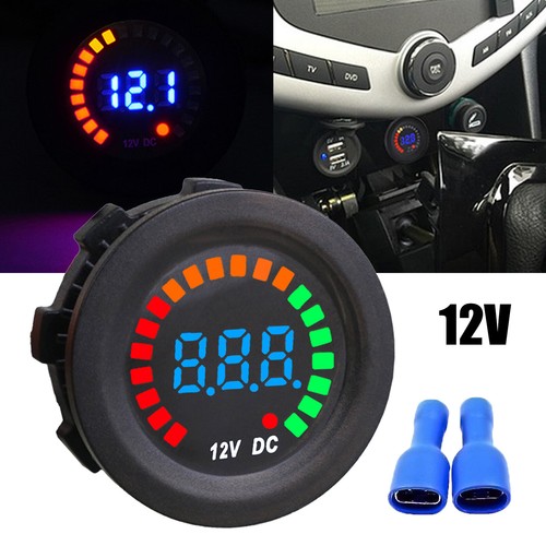 12v led digital voltmeter - 12v,
