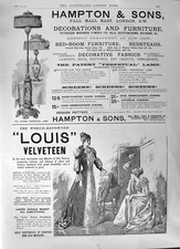 Antique Print 1891 Hampton Louis Velveteen Cleaver'S Juvenia Soap Beetham'S