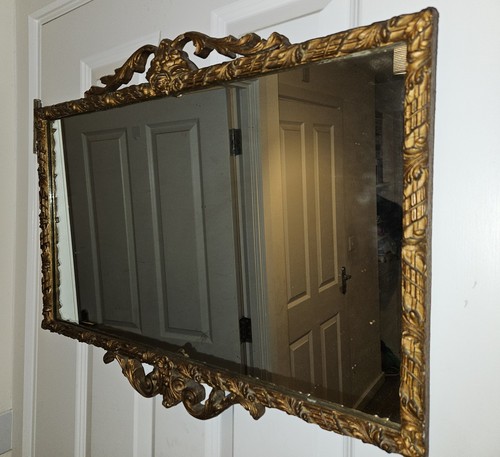 Gold giltwood framed ornate - gold,