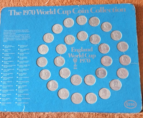 Esso 1970 world cup coin - esso,