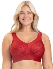 Miss Mary of Sweden Lovely Jacquard Full Cup Bra Non Wired 2424 English Red