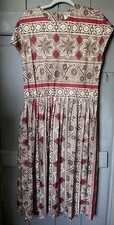 Vintage Dress By Amari Uk 14 100% Polyester
