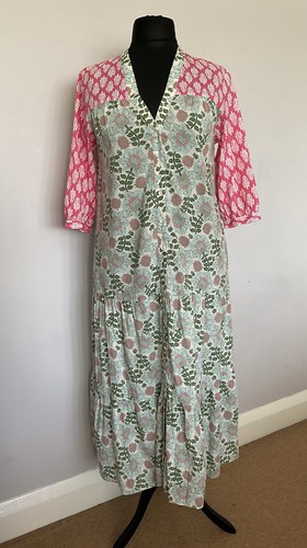 Zara floral cotton maxi - zara,