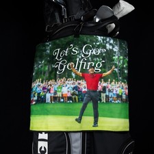 Tiger woods golf towel - woods,