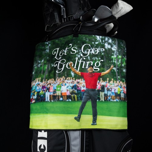 Tiger woods golf towel - golf,