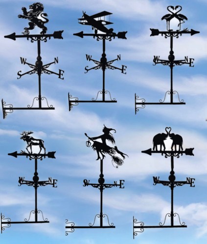 Wall mounted weathervanes - wall,