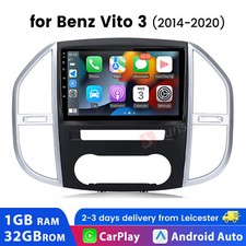 10.1'' Android14 For Mercedes Vito W447 CarPlay GPS Sat Nav DAB+Radio Stereo SWC