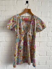 Avoca Anthology Pretty Floral patterned smockTop cotton Size 2 Uk 10/12