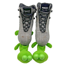 ROCES kids Ice Skates Brits Size UK 1.5 EU 34 with edea frong blade guards used