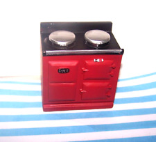 DOLLS HOUSE, AGA, RANGE, 12TH, DHE, KITCHEN, RED, COOKER, BARGAIN SALE PRICE