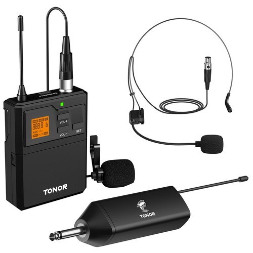 Wireless headset microphone - headset, microphone&