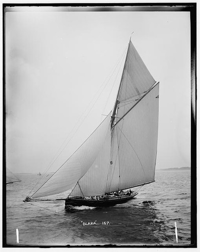 Photo clara yacht 1890s - yacht,