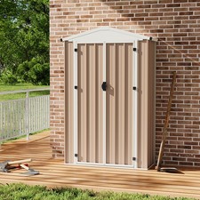 Brown Outdoor Storage Shed