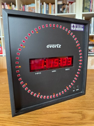Evertz 1275a digital clock