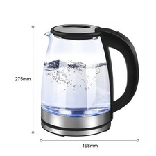 Electric Glass Kettle 2L 1800W
