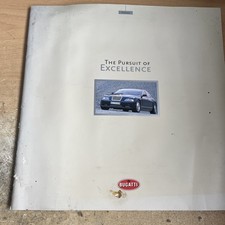 BUGATTI Range Brochure c2000 Incl EB 112 And Veyron? Concepts English French De