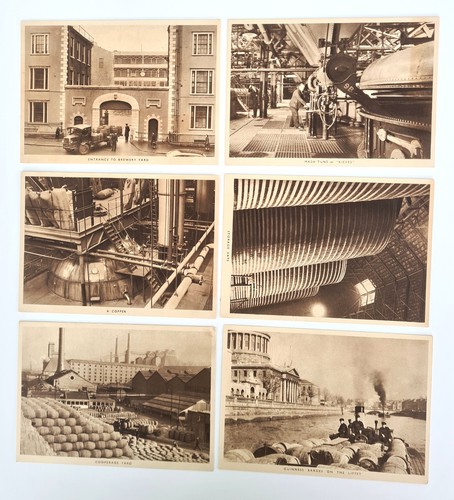 Guinness postcard set 6 - guinness, of