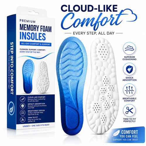 Memory foam shoe - foam,