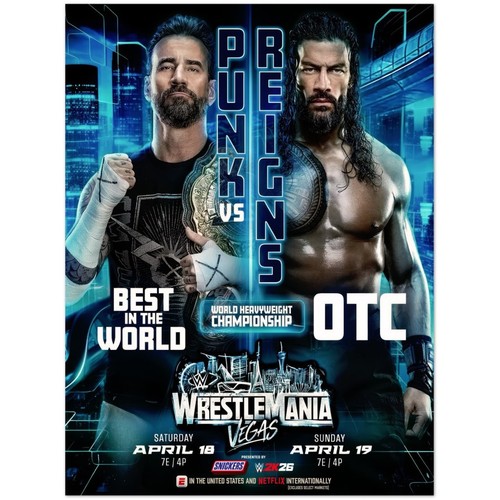 Punk roman reigns - cm, vs