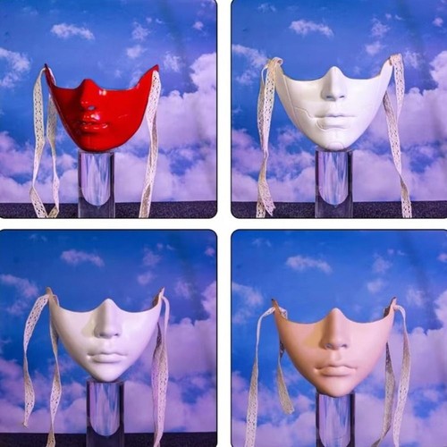 Cosplay half face - half, mask