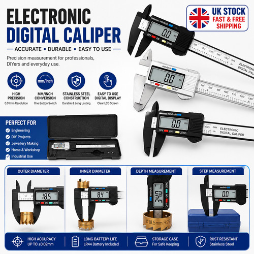 Digital vernier caliper 150mm - digital,