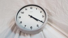 Grayson Bank Office Wall Clock 26cm Battery Powered