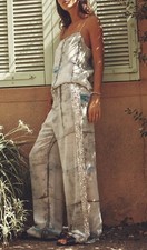 Zara Co Ord Set Printed Wide