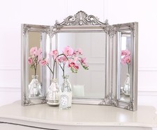 Silver Triple Dressing Table