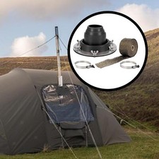 Roof Jack Pipe Boot Yurt Sheds Bell Tent Hiking Travel Stove Tent Stove