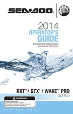 Sea-Doo 2014 RXT, GTX, Wake