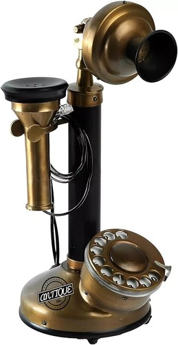 Antique look candlestick - look,