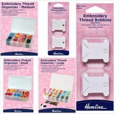 Hemline embroidery thread