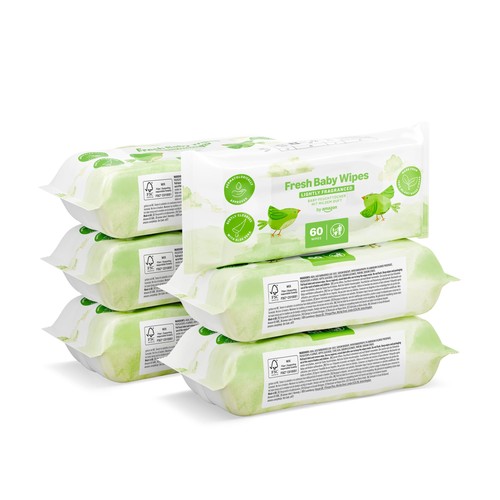 Fresh baby wipes - fresh,