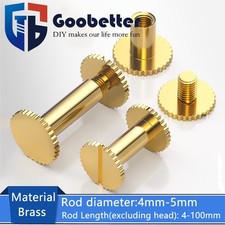 M4 M5 Chicago Screws Brass