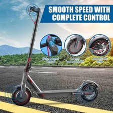 Folding Electric Scooter Adult 350W 36V Long Range E-Scooter Fast T4 Pro 10.4ah