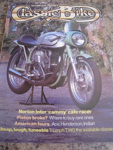 Classic bike apr 1985 norton - classic,