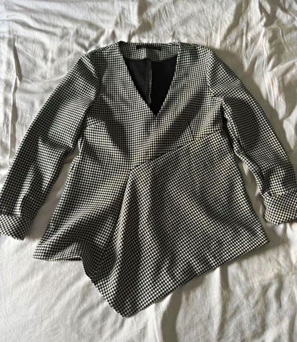 Zara black white gingham - zara,