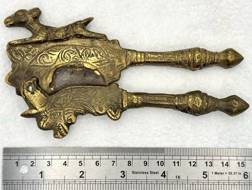Chunky vintage solid - vintage, brass