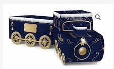 Navy And Blue Polar Express Theme Gift Train