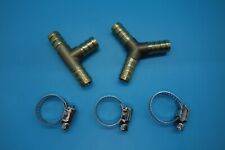 Brass Gas Hose Tee Y Connector