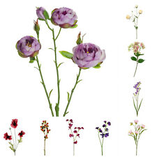 Artificial Silk Flowers Single