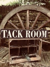 Tack Room sign Old Horses Stable door sign wooden Horse Equestrian TACK ROOM