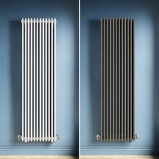 Vertical Radiator 1800 Traditional 3 Column Cast Iron Vintage Victorian Tall Rad