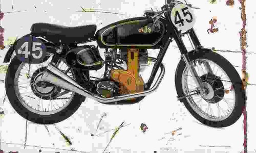 Ajs 1948 aged vintage - 1948,