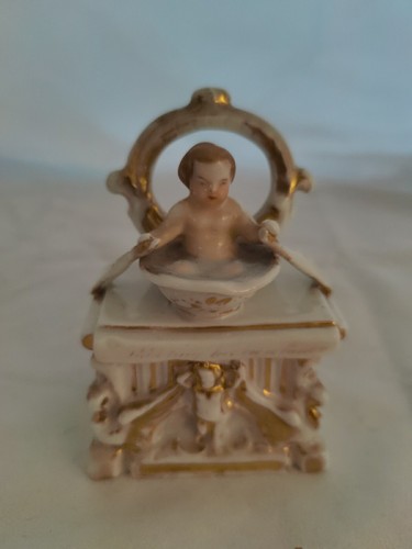 Antique porcelain conta - conta, &