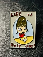 Yoshitomo nara  Japanese artist Badge pin art pins enamel collectible