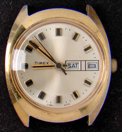 Timex silver dial - timex, men's