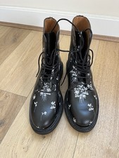 H&M x Erdem Black Floral Boots