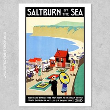 LNER Saltburn Poster - Railway
